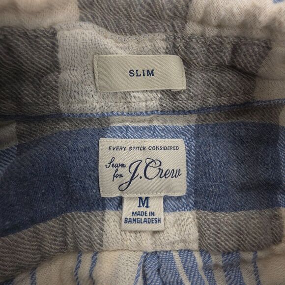 J CREW Slim Double Layered Shirt Jacket Flannel Old Money Western Casual Plaid - Picture 2 of 9